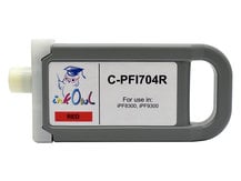 700ml Compatible Cartridge for CANON PFI-704R RED